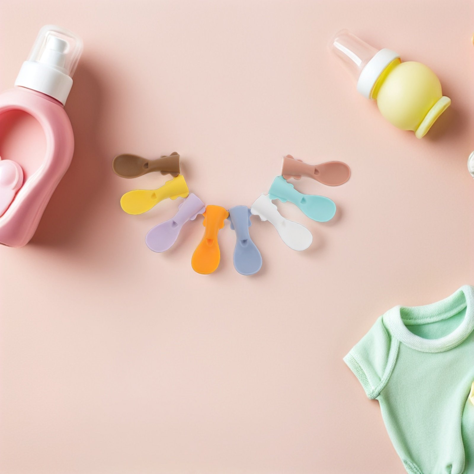 8Pcs Silicone Baby Food Pouch  - Baby Puree Pouch บทวิจารณ์และราคา