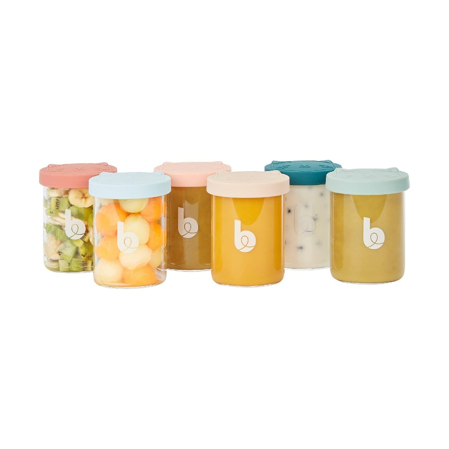 Baby Glass Food Jars Set of 6  - Baby Food Jars Glass บทวิจารณ์และราคา