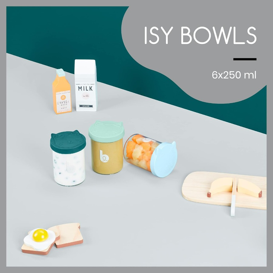 Baby Glass Food Jars Set of 6  - Baby Food Jars Glass บทวิจารณ์และราคา