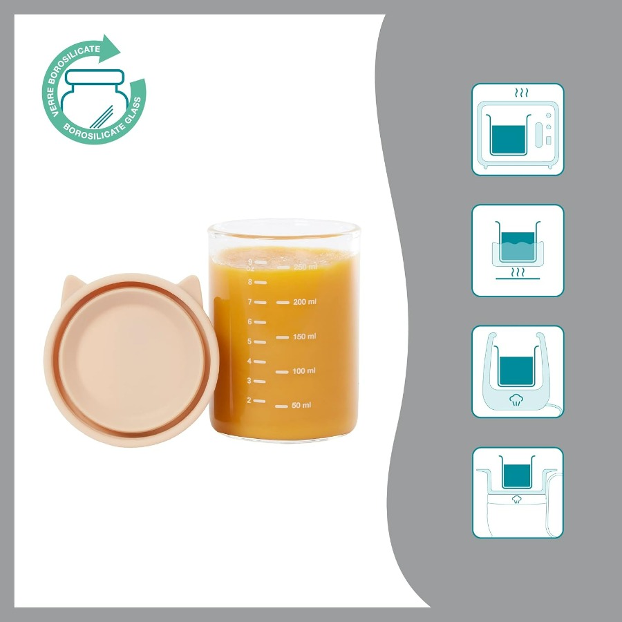 Baby Glass Food Jars Set of 6  - Baby Food Jars Glass บทวิจารณ์และราคา