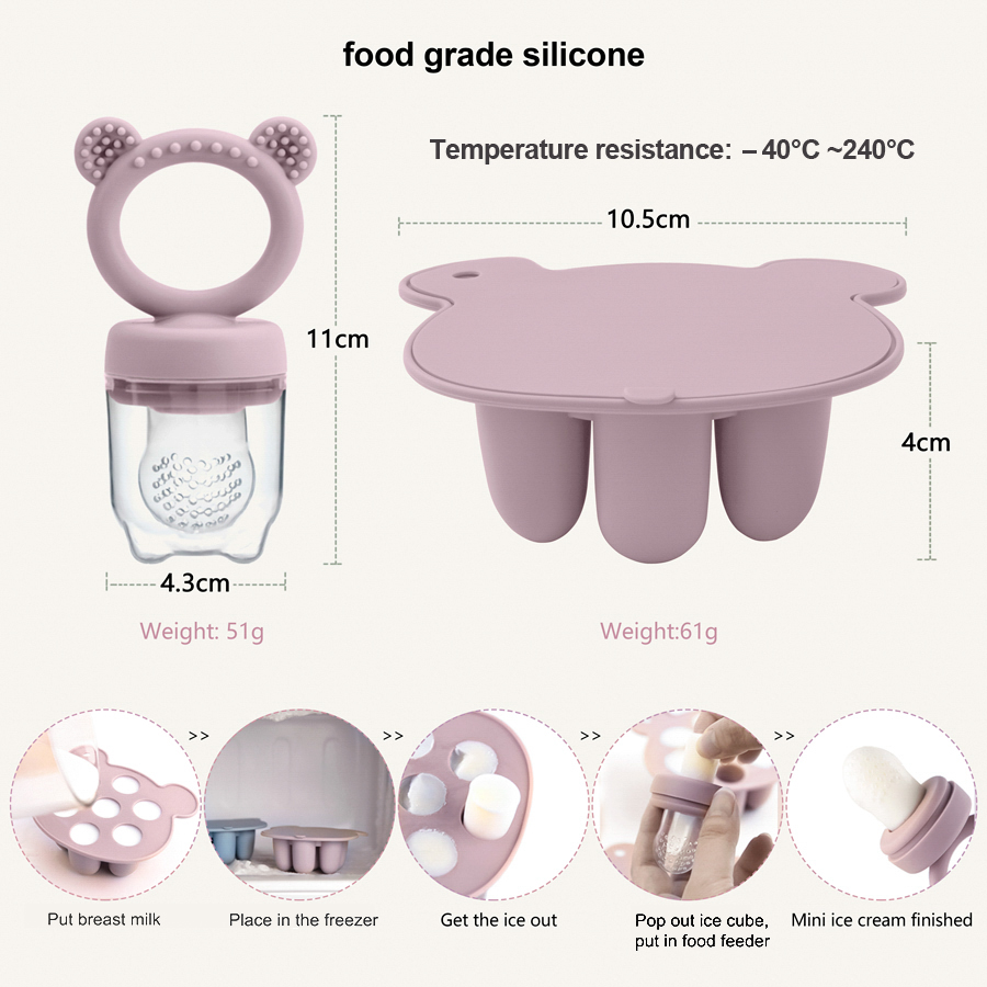 Baby Ice Cream Pops Silicone M - Baby Food Options บทวิจารณ์และราคา