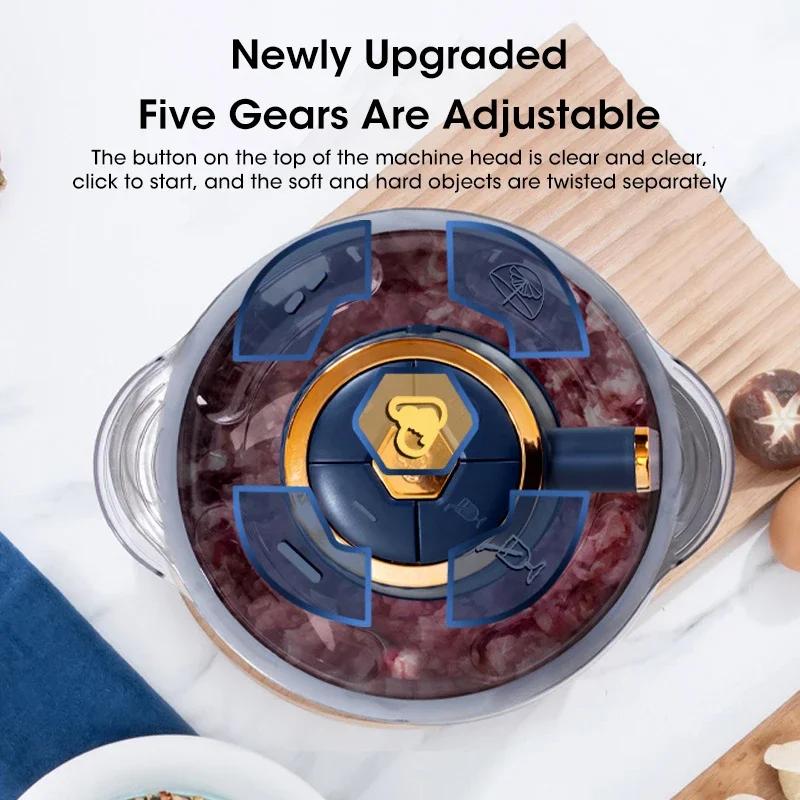 5L Electric Meat Grinders 304  - Baby Food Meat บทวิจารณ์และราคา