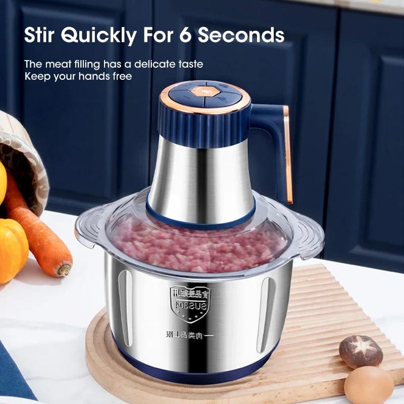 5L Electric Meat Grinders 304  - Baby Food Meat บทวิจารณ์และราคา