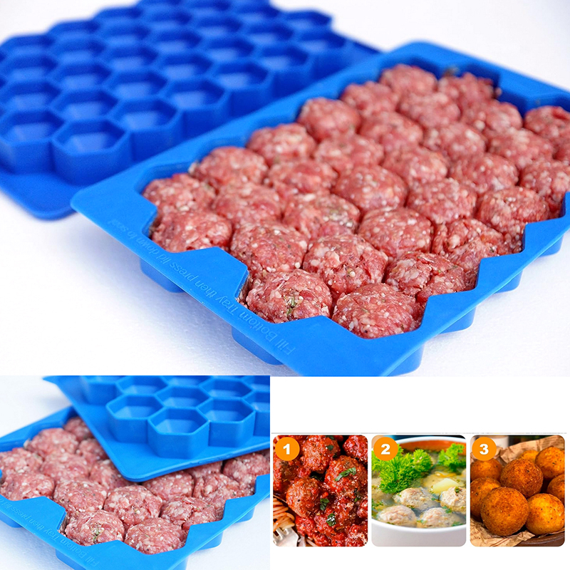 37 Grid Silicone Meatball Make - Baby Food Meat บทวิจารณ์และราคา
