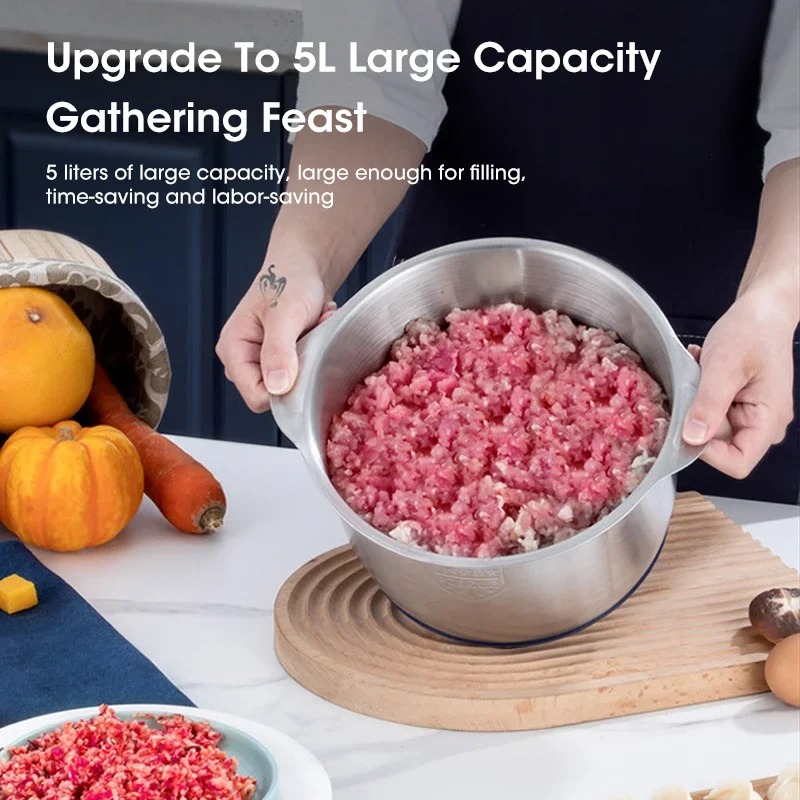 5L Electric Meat Grinder Large - Baby Food Meat บทวิจารณ์และราคา