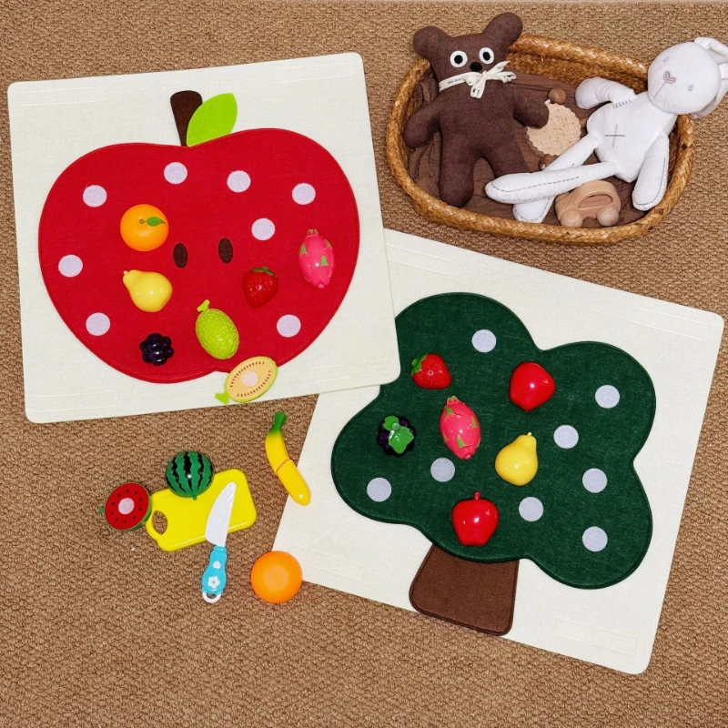 Baby Felt Board Play Food Toys - Baby Food Under 1 Year บทวิจารณ์และราคา