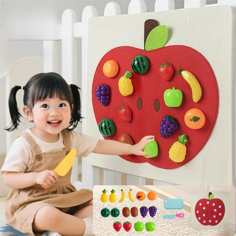 Baby Felt Board Play Food Toys - Baby Food Under 1 Year บทวิจารณ์และราคา