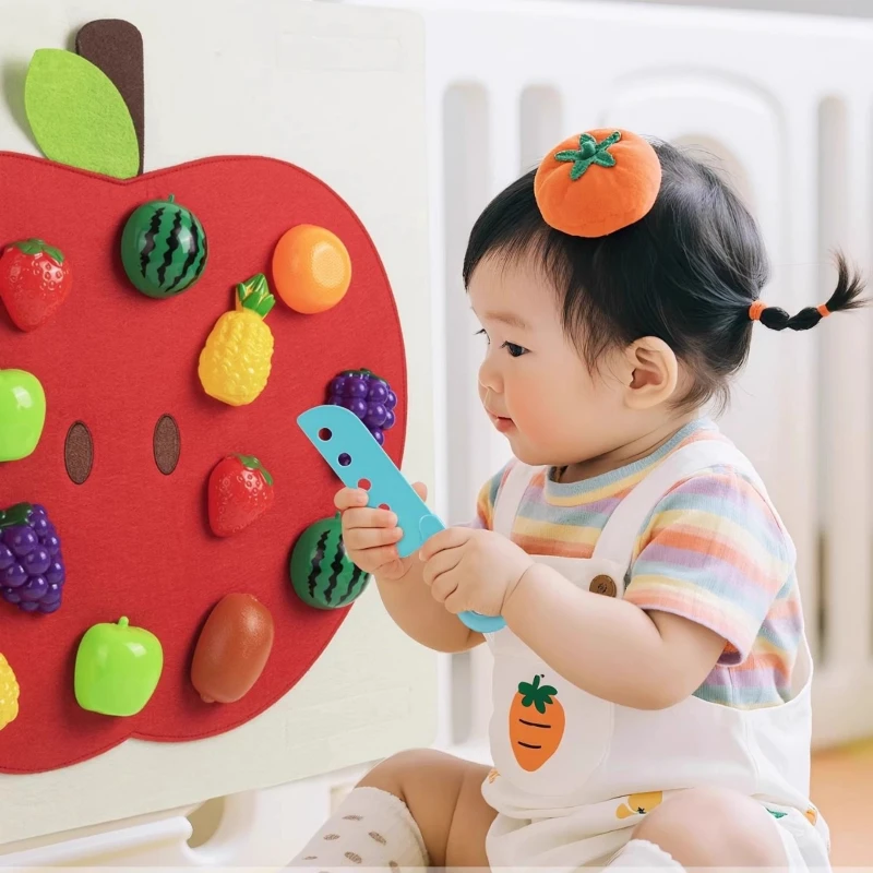 Baby Felt Board Play Food Toys - Baby Food Under 1 Year บทวิจารณ์และราคา