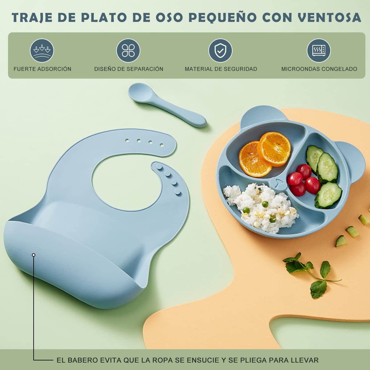 4PCS Baby Feeding Set with Bib - Baby Food Chopper บทวิจารณ์และราคา